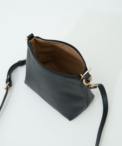 SALON de RUBAN（サロンドルヴァン）の「【SALON de RUBAN / サロン ド ルヴァン】 2wayハンドトート パスケース＆ポーチ付き（トートバッグ・レディース・ワイン/グリーン/ブラック×ホワイト・FREE）」の21枚目の写真