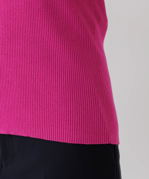 Rouge vif Anna（ルージュヴィフアンナ）の「パフスリーブスクエアネックニット（ニット/セーター・レディース・ブラウン/ピンク/アイボリー/ブラック・フリー）」の18枚目の写真