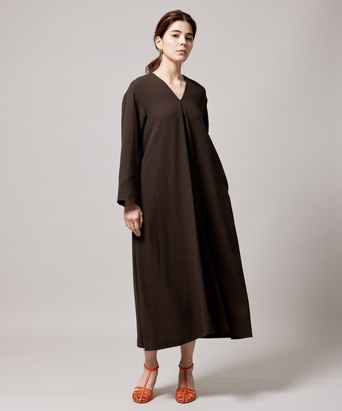 ROPE'（ロペ）の「【辺見えみりさんコラボ】OUTERSUNSET×ROPE'　ツイードドレス（ワンピース・レディース・ブラック系その他/ダークブラウン・36/38）」の16枚目の写真