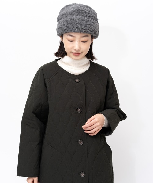 salle de bal（サルデバル）の「SHEEP BY THE SEA / シープ バイ ザ シー  HAT SNOWY ハット スノーイ IPJ（ニットキャップ/ビーニー・レディース・チャコール/ブラック/ライトグレー/ナチュラル・FREE）」の10枚目の写真
