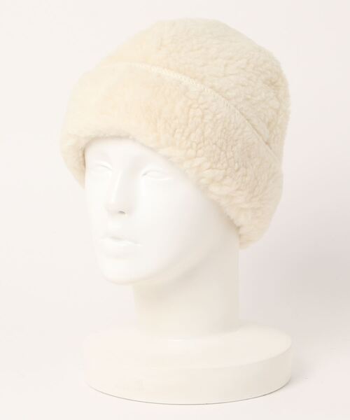 salle de bal（サルデバル）の「SHEEP BY THE SEA / シープ バイ ザ シー  HAT SNOWY ハット スノーイ IPJ（ニットキャップ/ビーニー・レディース・チャコール/ブラック/ライトグレー/ナチュラル・FREE）」の16枚目の写真