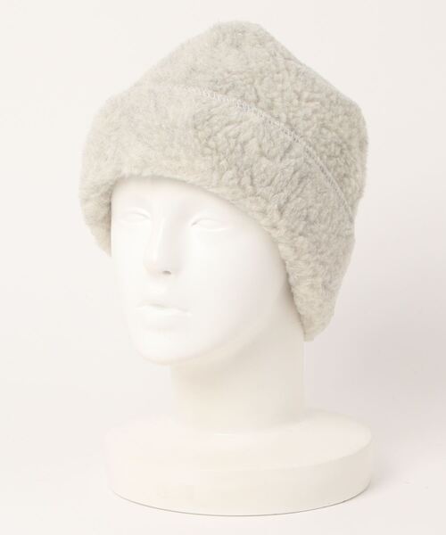 salle de bal（サルデバル）の「SHEEP BY THE SEA / シープ バイ ザ シー  HAT SNOWY ハット スノーイ IPJ（ニットキャップ/ビーニー・レディース・チャコール/ブラック/ライトグレー/ナチュラル・FREE）」の15枚目の写真