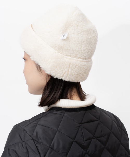 salle de bal（サルデバル）の「SHEEP BY THE SEA / シープ バイ ザ シー  HAT SNOWY ハット スノーイ IPJ（ニットキャップ/ビーニー・レディース・チャコール/ブラック/ライトグレー/ナチュラル・FREE）」の11枚目の写真