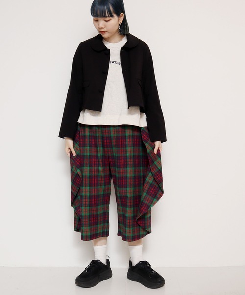 Check Fullmoon パンツ I am I in fact（アイアムアイインファクト）の「CHECK full