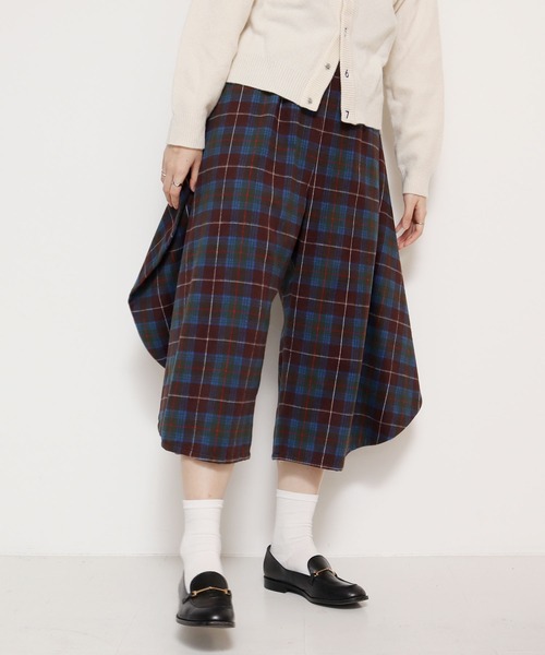 Check Fullmoon パンツ I am I in fact（アイアムアイインファクト）の「CHECK full