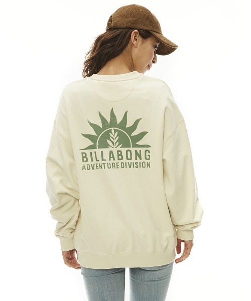BILLABONG（ビラボン）の「BILLABONG レディース 【A/Div.】 ADIV SWEAT CREW クルーネックトレーナー 【2022年秋冬モデル】（スウェット・レディース・ブラック/オフホワイト/ブラウン系その他/グリーン系その他・MEDIUM/LARGE）」の14枚目の写真