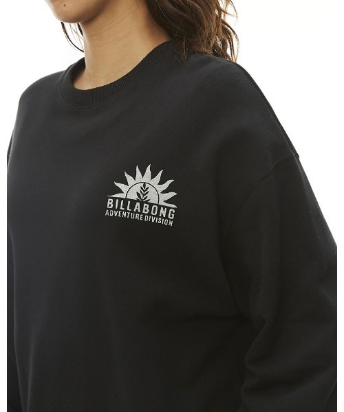 BILLABONG（ビラボン）の「BILLABONG レディース 【A/Div.】 ADIV SWEAT CREW クルーネックトレーナー 【2022年秋冬モデル】（スウェット・レディース・ブラック/オフホワイト/ブラウン系その他/グリーン系その他・MEDIUM/LARGE）」の8枚目の写真