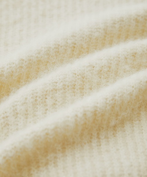 vis-`a-vis（ビサビ）の「【WEB限定】ふわふわボリューム袖クルーネックニットプルオーバー（ニット/セーター・レディース・ブラック/ホワイト/ラベンダー/ピンク・FREE）」の12枚目の写真