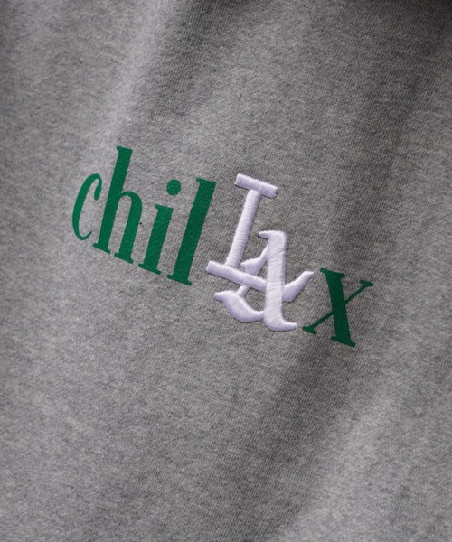 STAY GOLD(ステイゴールド)の「STAYGOLD chilax 刺繍 パーカー / オーバーサイズ プルパーカー ビッグパーカー(パーカー・メンズ・ホワイト/グレー/ブルー/イエロー・FREE)」の12枚目の写真