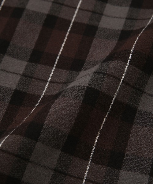 NANO universe（ナノユニバース）の「LB.03/アムンゼンチェックイージーパンツ（その他パンツ・メンズ・ブラック/ネイビー・S/M/L）」の3枚目の写真