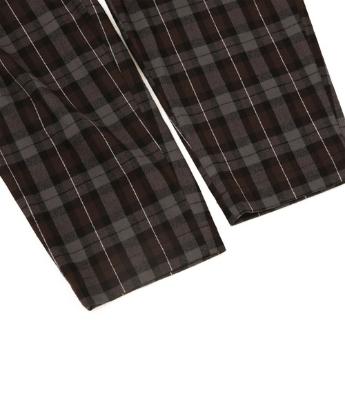 NANO universe（ナノユニバース）の「LB.03/アムンゼンチェックイージーパンツ（その他パンツ・メンズ・ブラック/ネイビー・S/M/L）」の10枚目の写真