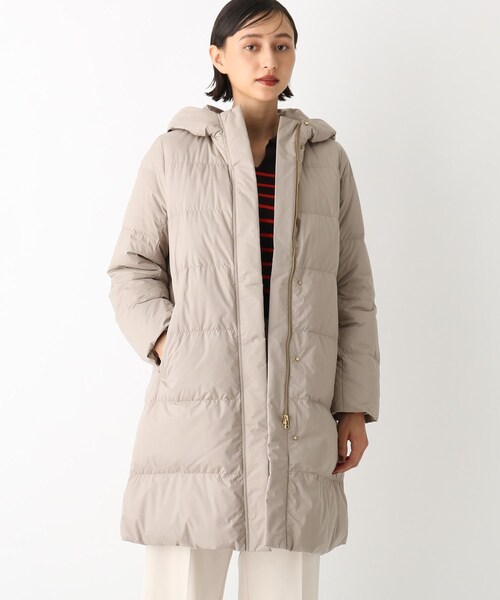 【ミュラーダウン】ボリュームカラーロングジャケット