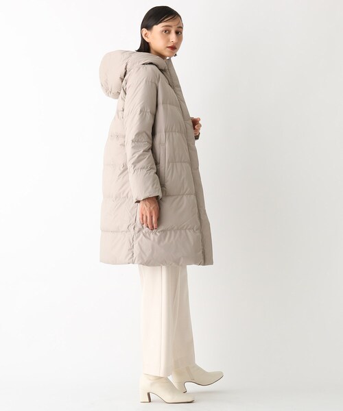 【ミュラーダウン】ボリュームカラーロングジャケット