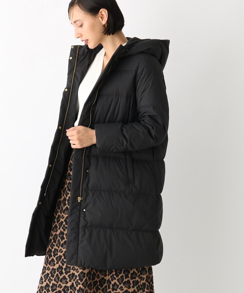 OPAQUE.CLIP（オペークドットクリップ）の「◆【ミュラーダウン】ボリュームカラーロングジャケット（ダウンジャケット/コート・レディース・ブラック/オフホワイト/ベージュ・36/38/40）」の21枚目の写真