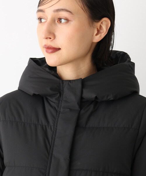 OPAQUE.CLIP（オペークドットクリップ）の「◆【ミュラーダウン】ボリュームカラーロングジャケット（ダウンジャケット/コート・レディース・ブラック/オフホワイト/ベージュ・36/38/40）」の6枚目の写真