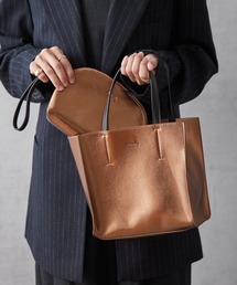 メタリックトートS ポーチ付き