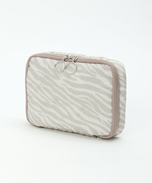 LBC（エルビーシー）の「キルトガジェットポーチ（ポーチ・レディース・ライトグレー/ブラック・FREE）」の8枚目の写真