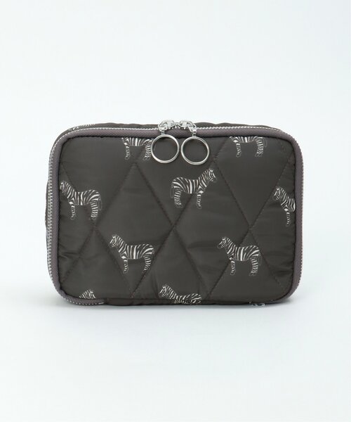 LBC（エルビーシー）の「キルトガジェットポーチ（ポーチ・レディース・ライトグレー/ブラック・FREE）」の13枚目の写真