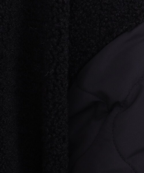 SHOO・LA・RUE（シューラルー）の「◆【リバーシブル】ボア キルト ジャケット（ノーカラージャケット・レディース・ブラック系4/ベージュ系その他7/カーキ系3・03/02/04）」の12枚目の写真