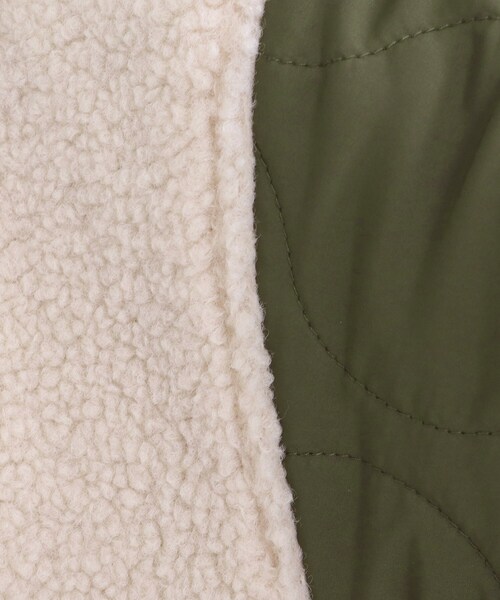 SHOO・LA・RUE（シューラルー）の「◆【リバーシブル】ボア キルト ジャケット（ノーカラージャケット・レディース・ブラック系4/ベージュ系その他7/カーキ系3・03/02/04）」の19枚目の写真