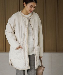 SHOO・LA・RUE | トレンド感たっぷり！【リバーシブル】ボア キルト ジャケット(ノーカラージャケット)