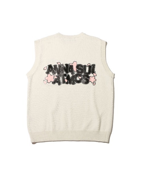 ANNA SUI(アナスイ)の「ANNA SUI × ATMOS ニットベスト(ベスト・レディース・サックスブルー/ホワイト・L/XL/M)」の15枚目の写真