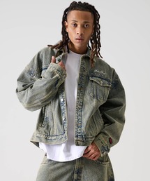 FUBU（ フブ）の「FUBU フブ スタッズ コットン デニム ジャケット ジャンパー Gジャン（デニムジャケット）」