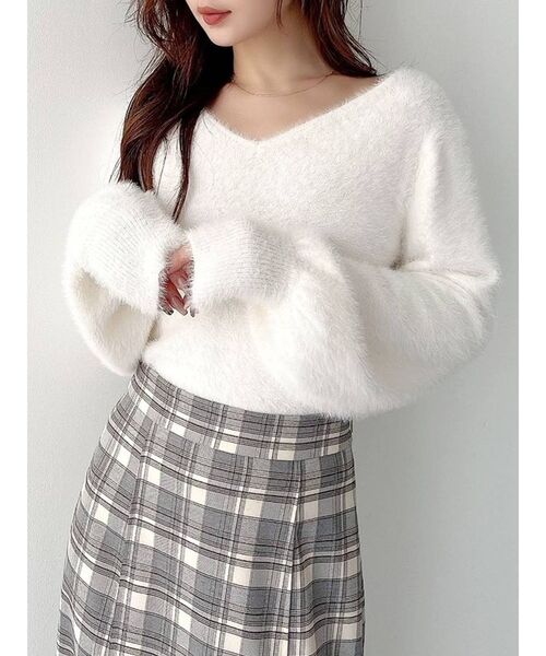 RESEXXY（リゼクシー）の「ミニシャギーニットトップス（ニット