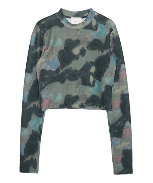 AMAIL（アマイル）の「Sky iland cloth（Tシャツ/カットソー・レディース・カーキ/ラベンダー・FREE）」の8枚目の写真