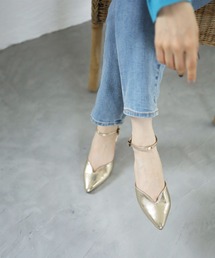 SESTO | キトゥンヒールアンクルストラップパンプス(パンプス)