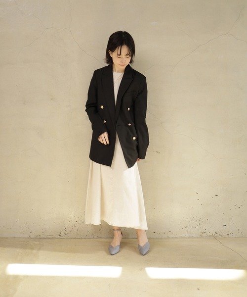 SESTO(セスト)の「キトゥンヒールアンクルストラップパンプス(パンプス・レディース・ゴールド/ブラック/チェック・22.5cm/23.0cm/23.5cm/24.0cm/24.5cm/25.0cm)」の9枚目の写真