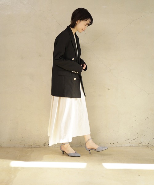 SESTO(セスト)の「キトゥンヒールアンクルストラップパンプス(パンプス・レディース・ゴールド/ブラック/チェック・22.5cm/23.0cm/23.5cm/24.0cm/24.5cm/25.0cm)」の8枚目の写真