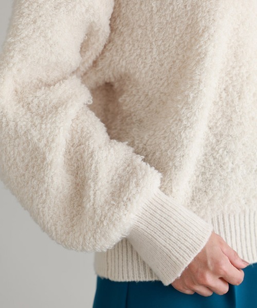 クルーネックプードルニット（ニット/セーター）｜Pierrot