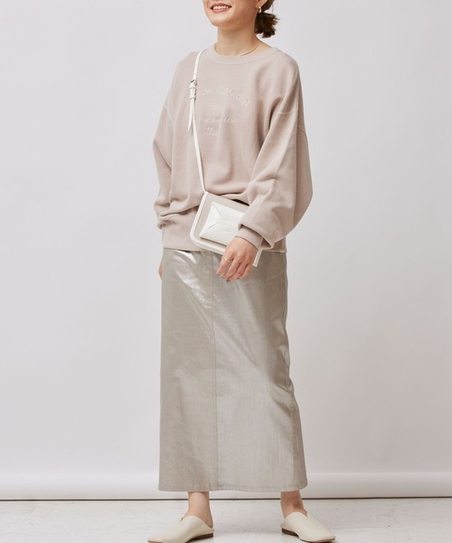 BABYLONE(バビロン)の「サイクル刺繍スウェット(スウェット・レディース・ベージュ/ネイビー/オフホワイト・フリー)」の10枚目の写真