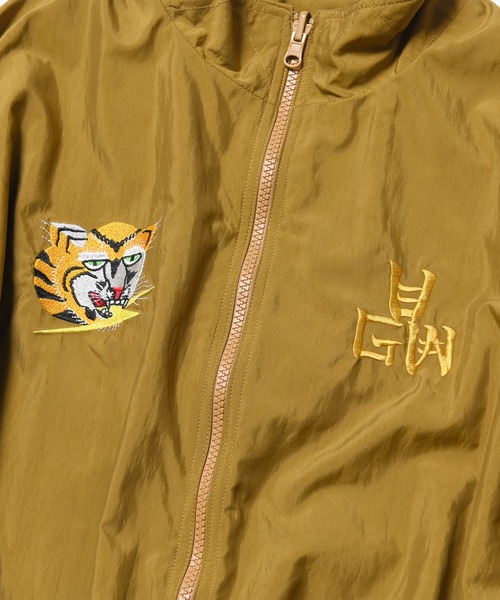 VIRGOwearworks(ヴァルゴウェアワークス)の「Reversible Souvenir Sport Jkt(ナイロンジャケット・メンズ・マスタード/ブラック/バーガンディー・2/3/4)」の18枚目の写真