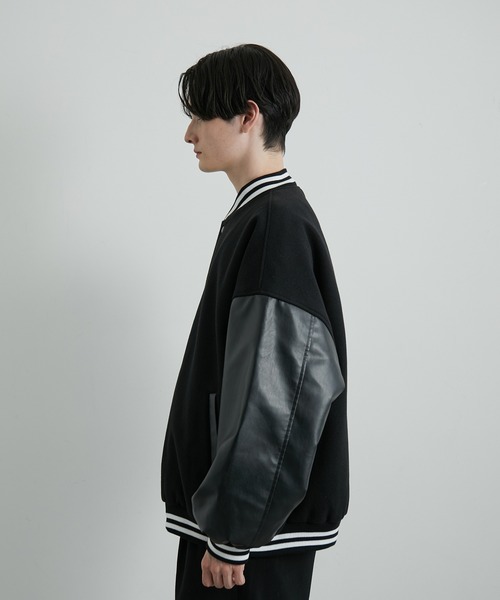 JUNRED(ジュンレッド)の「ウーリーニットバルーンスタジャン(スタジャン・メンズ・ダークグリーン/ブラック/ベージュ系その他2・S/M/L)」の18枚目の写真
