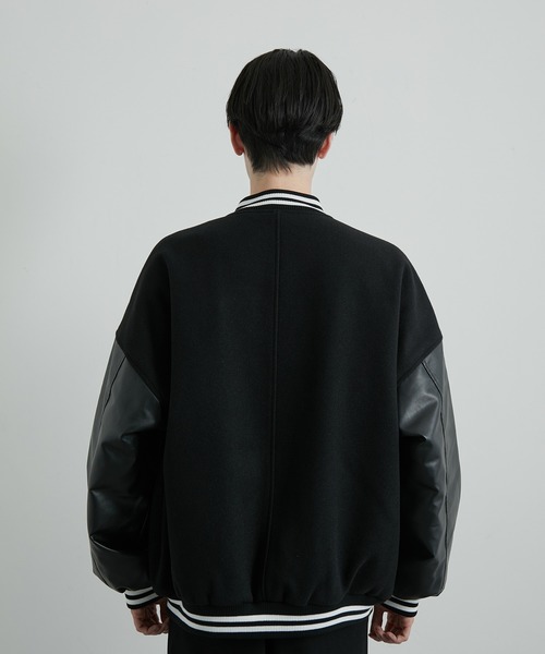 JUNRED(ジュンレッド)の「ウーリーニットバルーンスタジャン(スタジャン・メンズ・ダークグリーン/ブラック/ベージュ系その他2・S/M/L)」の19枚目の写真