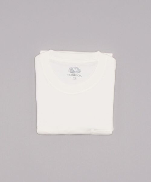 FRUIT OF THE LOOM(フルーツオブザルーム)の「【FRUIT OF THE LOOM】7oz 天竺 ロングポケットTシャツ/メンズ/レディース(Tシャツ/カットソー・メンズ・ブラック/ホワイト/グレー・L/S/XS/XL/M)」の3枚目の写真