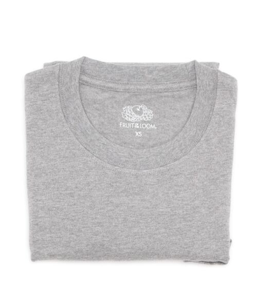 FRUIT OF THE LOOM(フルーツオブザルーム)の「【FRUIT OF THE LOOM】7oz 天竺 ロングポケットTシャツ/メンズ/レディース(Tシャツ/カットソー・メンズ・ブラック/ホワイト/グレー・L/S/XS/XL/M)」の5枚目の写真