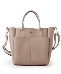 SHOO・LA・RUE | 【2WAY】ダブルポケットスクエアトート(トートバッグ)