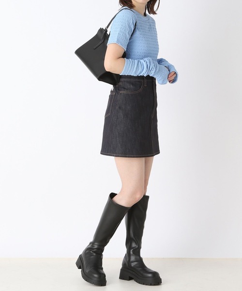 Heather(ヘザー)の「アームウォーマー付きプルオーバー 182351(Tシャツ/カットソー・レディース・ブラック/ブルー/アイボリー・FREE)」の8枚目の写真