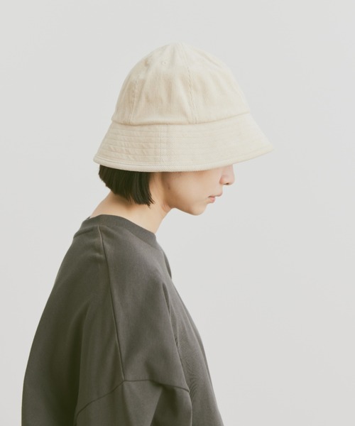 flaner（フラネ）の「Corduroy bucket hat / コーデュロイバケットハット（ハット・レディース・ブラック/アイボリー・FREE）」の13枚目の写真