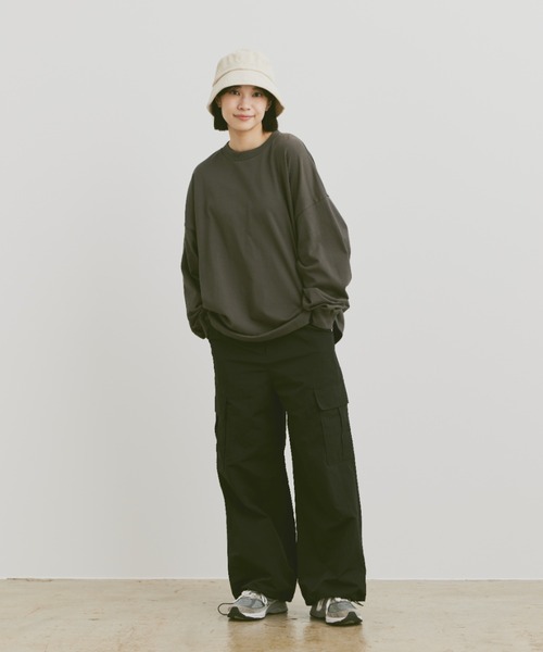 flaner（フラネ）の「Corduroy bucket hat / コーデュロイバケットハット（ハット・レディース・ブラック/アイボリー・FREE）」の16枚目の写真