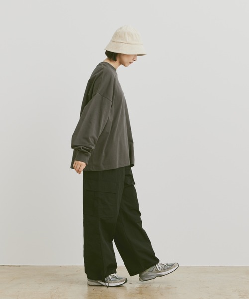 flaner（フラネ）の「Corduroy bucket hat / コーデュロイバケットハット（ハット・レディース・ブラック/アイボリー・FREE）」の17枚目の写真