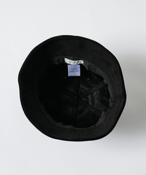 flaner（フラネ）の「Corduroy bucket hat / コーデュロイバケットハット（ハット・レディース・ブラック/アイボリー・FREE）」の22枚目の写真