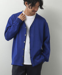 NOLLEY'S goodman | SIX FUNCTIONS 半袖Tシャツ付き プレーティング Vカーディガン(カーディガン/ボレロ)