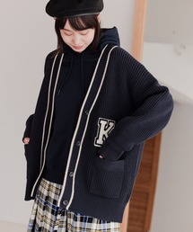 niko and... | 7Gレタードカーディガン(カーディガン/ボレロ)