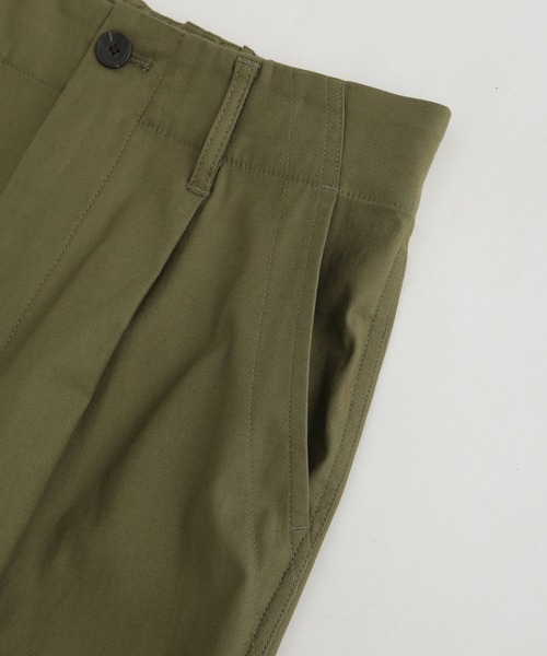 NANO universe（ナノユニバース）の「LB.03/バックサテンカーゴパンツ（カーゴパンツ・レディース・オフホワイト/カーキ・Ⅰ/Ⅱ）」の14枚目の写真