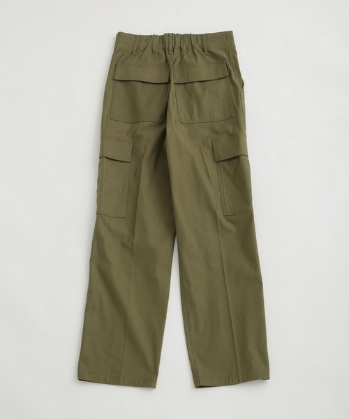 NANO universe（ナノユニバース）の「LB.03/バックサテンカーゴパンツ（カーゴパンツ・レディース・オフホワイト/カーキ・Ⅰ/Ⅱ）」の17枚目の写真