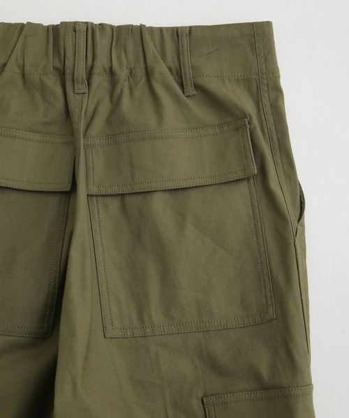 NANO universe（ナノユニバース）の「LB.03/バックサテンカーゴパンツ（カーゴパンツ・レディース・オフホワイト/カーキ・Ⅰ/Ⅱ）」の18枚目の写真